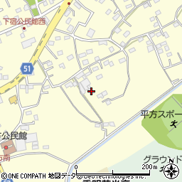埼玉県上尾市平方1137-1周辺の地図