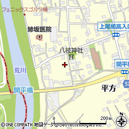 埼玉県上尾市平方471周辺の地図