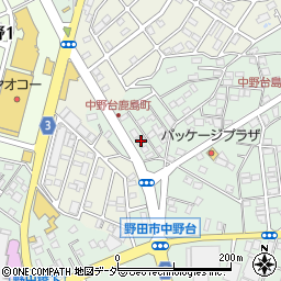 千葉県野田市中野台912-10周辺の地図