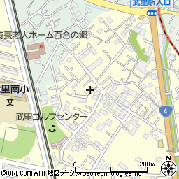 埼玉県春日部市大枝596周辺の地図