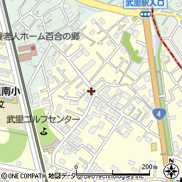 埼玉県春日部市大枝595周辺の地図