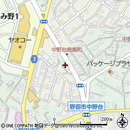 千葉県野田市中野台912-64周辺の地図