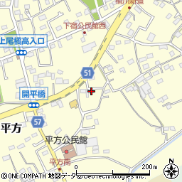 埼玉県上尾市平方924周辺の地図