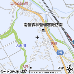 長野県茅野市金沢2103周辺の地図