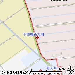 埼玉県春日部市増田新田216周辺の地図