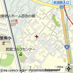 埼玉県春日部市大枝597周辺の地図