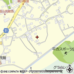 埼玉県上尾市平方1157周辺の地図