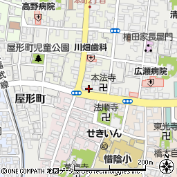 田野理容周辺の地図