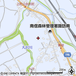 長野県茅野市金沢2098周辺の地図