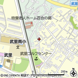埼玉県春日部市大枝590周辺の地図