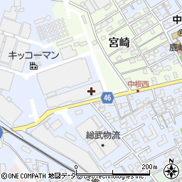 千葉県野田市宮崎2-2周辺の地図
