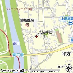 埼玉県上尾市平方468周辺の地図