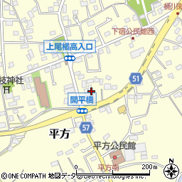 埼玉県上尾市平方948周辺の地図