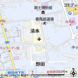 千葉県野田市清水1088周辺の地図