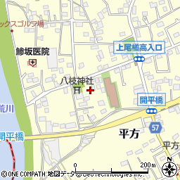 埼玉県上尾市平方491周辺の地図