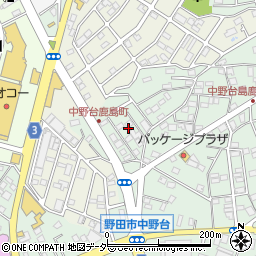 千葉県野田市中野台912-23周辺の地図