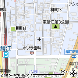 鯖江文化教室周辺の地図