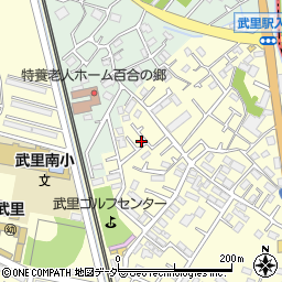 埼玉県春日部市大枝591周辺の地図