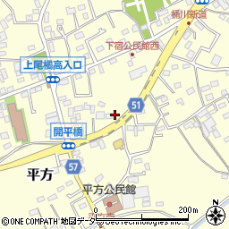 埼玉県上尾市平方954周辺の地図