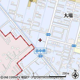 埼玉県春日部市大場700周辺の地図