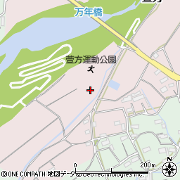 埼玉県坂戸市萱方周辺の地図