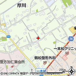 埼玉県坂戸市厚川115-1周辺の地図