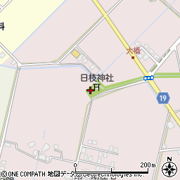 山王新田公民館周辺の地図
