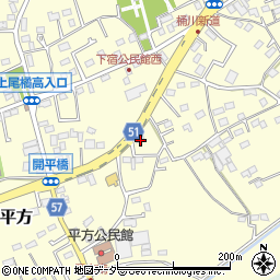 埼玉県上尾市平方956周辺の地図