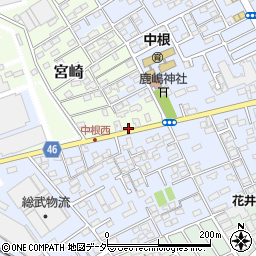 千葉県野田市宮崎1周辺の地図