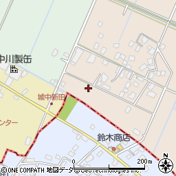 茨城県つくばみらい市城中636-2周辺の地図