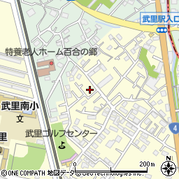 埼玉県春日部市大枝604周辺の地図