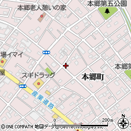 大宮本郷郵便局 ＡＴＭ周辺の地図