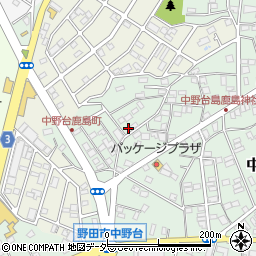千葉県野田市中野台912-63周辺の地図