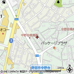 千葉県野田市中野台912-22周辺の地図