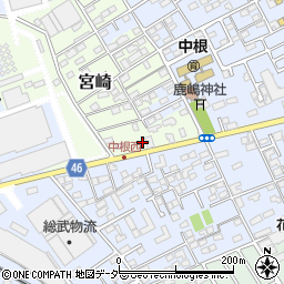 千葉県野田市宮崎1-9周辺の地図
