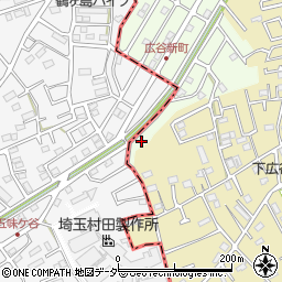 埼玉県川越市広谷新町1-3周辺の地図