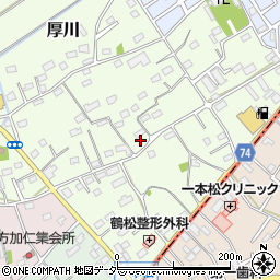 埼玉県坂戸市厚川111-5周辺の地図
