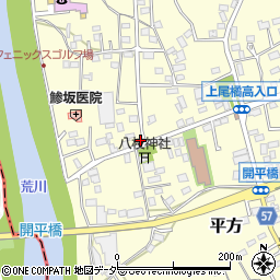 埼玉県上尾市平方2671周辺の地図