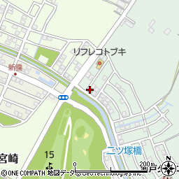 野田梅郷団地郵便局周辺の地図