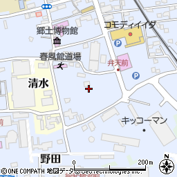千葉県野田市野田周辺の地図