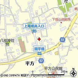 埼玉県上尾市平方971周辺の地図