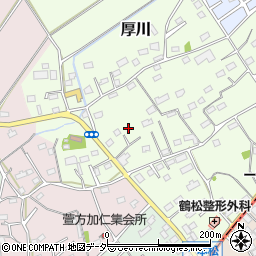 埼玉県坂戸市厚川121-1周辺の地図