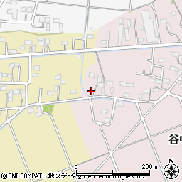 埼玉県川越市谷中100-8周辺の地図