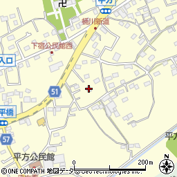 埼玉県上尾市平方1016-1周辺の地図