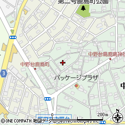 千葉県野田市中野台912-36周辺の地図