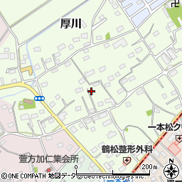 埼玉県坂戸市厚川117-2周辺の地図