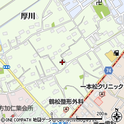 埼玉県坂戸市厚川111周辺の地図