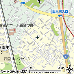 埼玉県春日部市大枝618周辺の地図