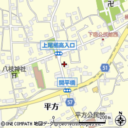埼玉県上尾市平方972-8周辺の地図