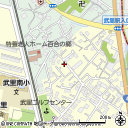埼玉県春日部市大枝608周辺の地図